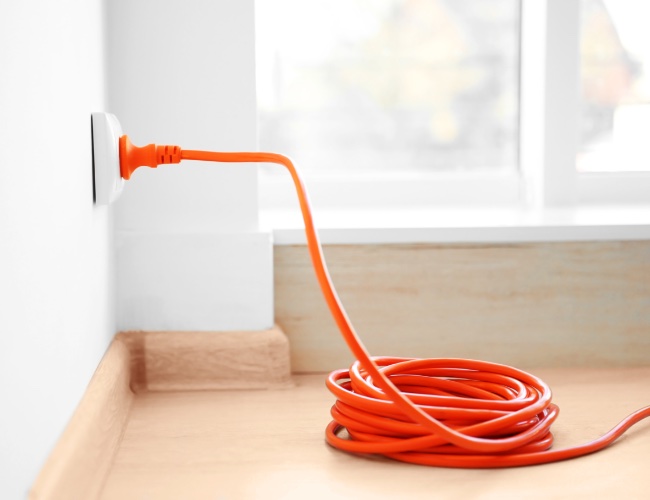 Custom Electrical suggests keeping your extension cords in good condition to prevent electrical accidents.