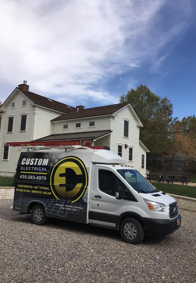 A residential electrical project fit for Custom Electrical's expertise - contact them for a electrician faq.